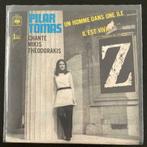 7" Pilar Tomás Chante Mikis Theodorakis - Un Homme Dans Une, 7 pouces, Pop, Envoi, Single