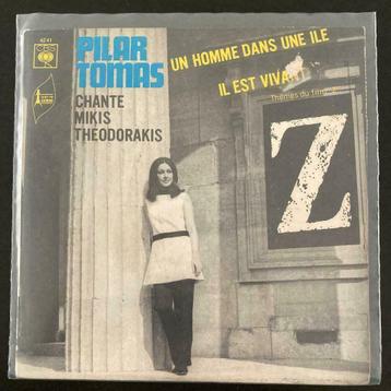 7" Pilar Tomás Chante Mikis Theodorakis - Un Homme Dans Une, CD & DVD, Envoi, 7 pouces, Pop, Single