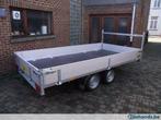 Nieuwe geremde verlaagde plateauaanhangwagen 3,4x1,75, Aalst, Auto diversen, Ophalen, Nieuw
