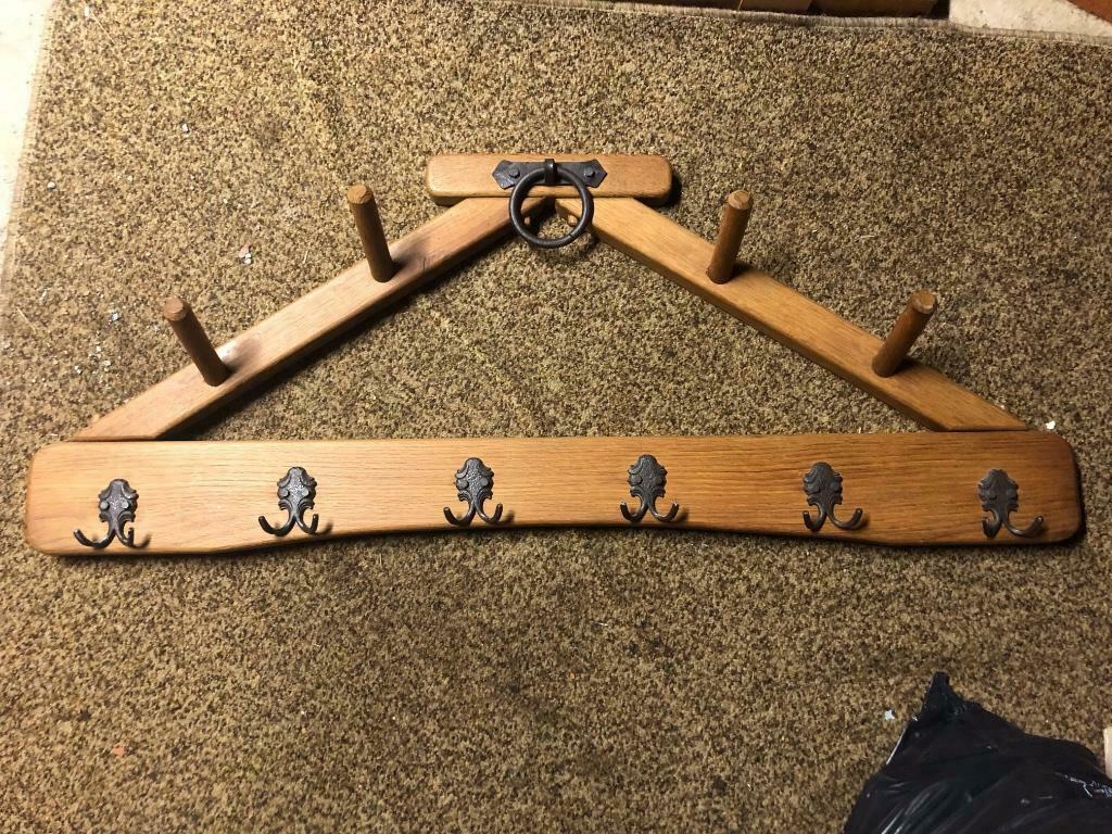 eiken kapstok, Zo goed als nieuw, Minder dan 100 cm, Hout, Ophalen