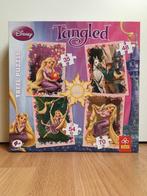 4 Puzzels “Rapunzel” 35+48+54+70 stuks (4+), 4 tot 6 jaar, Zo goed als nieuw, Ophalen