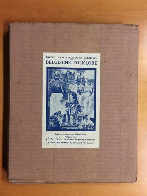 Belgische folklore, Côte d'Or albumboek 1947, zie beschrijvi, Verzamelen, Foto's en Prenten, Zo goed als nieuw, Prent, Overige onderwerpen