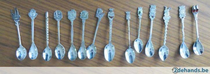 Verzilverde Theelepels, Verzamelen, Porselein, Kristal en Bestek, Gebruikt, Ophalen of Verzenden