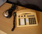 Vintage Retro beige gele Telekom telefoon, Enlèvement ou Envoi