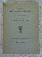 Livre antique bible Regula SS. Patris Nostri Benedicti 1907, Antiquités & Art, Enlèvement ou Envoi, Benedicti