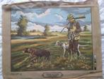 canevas tapisserie 51x65 cm motif chasse en plaine - Erbret, Hobby & Loisirs créatifs, Broderie & Machines à broder, Enlèvement ou Envoi