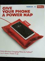 zwarte fatboy Nokia - draadloos oplaadkussen, Télécoms, Téléphonie mobile | Chargeurs pour téléphone, Enlèvement, Utilisé, Nokia