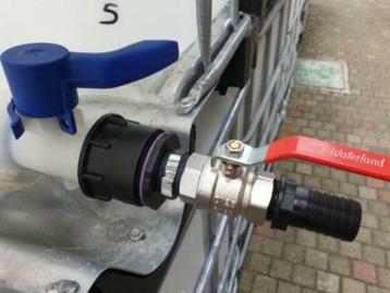 Adaptateur pour GRV avec valve de 1 pouce (barils, barils)