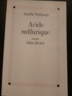 Amélie Nothomb  Acide sulfurique, Livres, Enlèvement, Utilisé