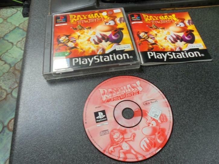 Playstation 1 Rayman Rush (orig-compleet), Games en Spelcomputers, Games | Sony PlayStation 1, Gebruikt, 2 spelers, Ophalen of Verzenden