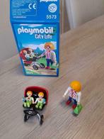 Playmobil 5573 Tweeling Kinderwagen, Kinderen en Baby's, Complete set, Ophalen of Verzenden, Zo goed als nieuw