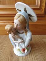 Statue en biscuit la vierge et l'enfant, Enlèvement ou Envoi