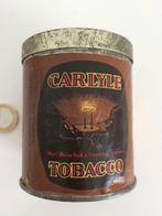 Ancienne boite en fer de tabac "CARYLE TOBACCO", Collections, Autres marques, Utilisé, Enlèvement ou Envoi, Autre