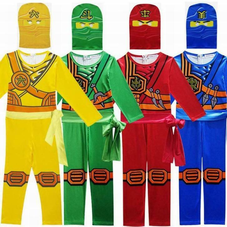 🟡🔴🔵🟢 Verkleedkleding Kids 🟢🔵🔴🟡 -  NINJAGO, Kinderen en Baby's, Carnavalskleding en Verkleedspullen, Nieuw, Jongen of Meisje