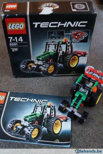 lego technic 8281 mini traktor, Utilisé