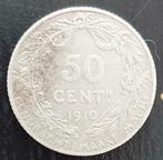 Belgium 1910 - 50 Cent Zilver VL/Albert I - Morin 299 - Pr, Zilver, Zilver, Losse munt, Verzenden