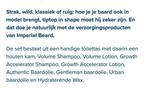 Imperial Beard - Complete kit - 10 delig - dubbel cadeau, Ophalen of Verzenden