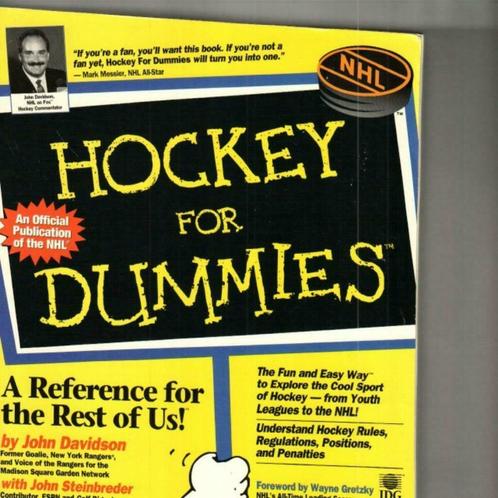 Hockey voor dummies, Sports & Fitness, Hockey, Comme neuf, Enlèvement ou Envoi