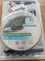 Cable Component Video-3 RCA male vers 3 RCA male-2.5m-NEUF, 2 à 5 mètres, Autres câbles, Enlèvement ou Envoi, Neuf
