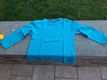 T-shirt manches longues,turquoise,5 ans