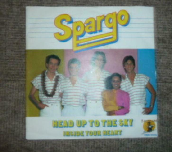 vinyl single Spargo : Head up to the sky / Inside your heart, Cd's en Dvd's, Vinyl Singles, Single, Overige genres, Ophalen of Verzenden