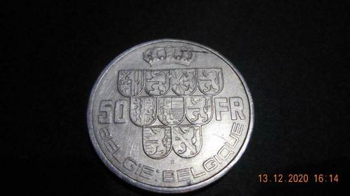 50 Fr Belge 1940 argent Léopold III (Belgie-Belgique)TB TTB, Timbres & Monnaies, Monnaies | Belgique, Série, Argent, Argent, Enlèvement ou Envoi