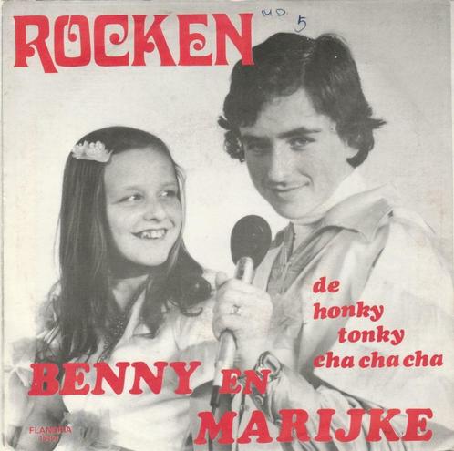 45T: Benny & Marijke: Rocken, Cd's en Dvd's, Vinyl | Nederlandstalig, Overige formaten, Ophalen of Verzenden