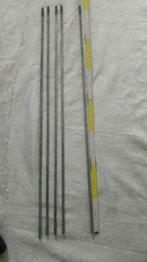 6 tiges zingées avec embout fileté 730mm / 7.47mm, Enlèvement ou Envoi