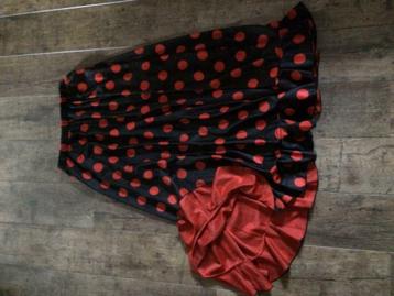 FLAMENCO ROK ideaal voor flamenco lessen, Enlèvement, Comme neuf, Taille 38/40 (M), Sous le genou