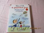 LE GRAND LIVRE-JEUX. MAX ET LILI., Enlèvement ou Envoi, Neuf, Non-fiction