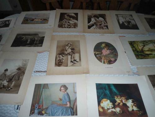 Lot de 24 Anciens Grands Chromos Chocolaterie CARDON ( Cambr, Verzamelen, Merken en Reclamevoorwerpen, Gebruikt, Overige typen