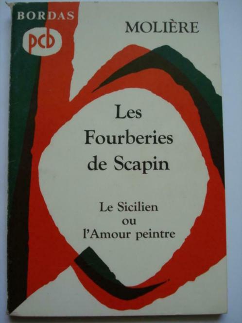 2.Molière Les fourberies de Scapin Le Sicilien ou l'Amour pe, Boeken, Literatuur, Gelezen, Europa overig, Verzenden