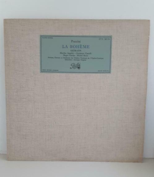 "La Bohème" de Puccini: extraits, Cd's en Dvd's, Vinyl | Klassiek, Opera of Operette, Ophalen of Verzenden