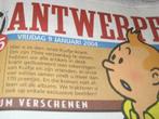 Krant GVA 09.01.2004 in teken van Kuifje, Boeken, Tijdschriften en Kranten, Ophalen of Verzenden, Zo goed als nieuw, Krant