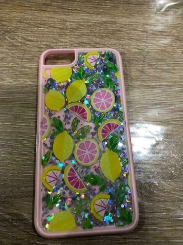 Coque rose dessins citrons IPhone 6S