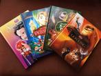 4 leesboeken: Sneeuwwitje+Peter Pan+Jungle Book+Lion King, Disney, Enlèvement ou Envoi