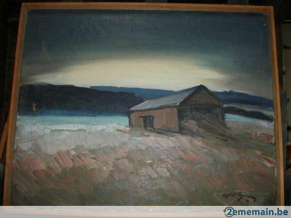Bourdon Maurice peintre de Virton, Hautepierre, Antiek en Kunst, Kunst | Schilderijen | Modern, Ophalen