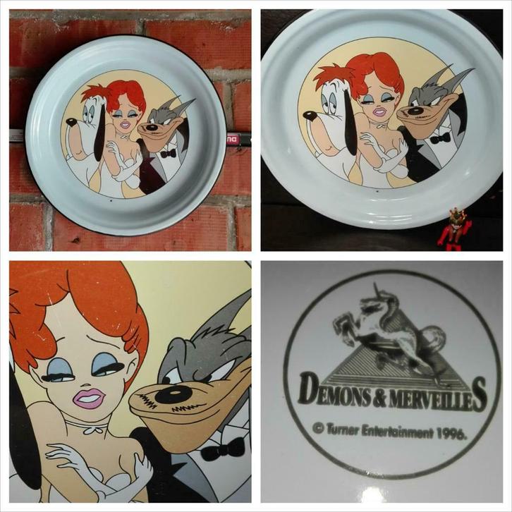 nr49)Tex Avery Demons & Merveilles plateau (dienblad), Verzamelen, Stripfiguren, Gebruikt, Gebruiksvoorwerp, Overige figuren, Ophalen of Verzenden