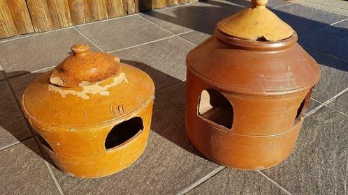 Oude terracotta voerderpotten, Antiek en Kunst, Curiosa en Brocante, Ophalen