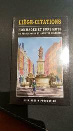 LIEGE CITATIONS - hommages et bons mots personnages celebres, Ophalen of Verzenden, Nieuw