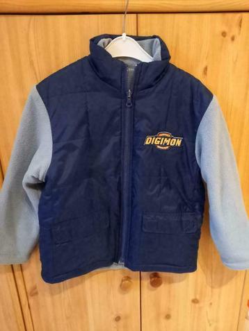 Veste enfant  réversible Digimon 10 ans beschikbaar voor biedingen