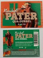Bieretiket Nonkel Pater Brouwerij Antwerpse Brouw Comp. 2p6, Overige merken, Overige typen, Gebruikt, Ophalen of Verzenden