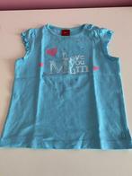 T-shirt s.Oliver “Love you Mum” maat 80, Meisje, Shirtje of Longsleeve, Ophalen of Verzenden, Zo goed als nieuw