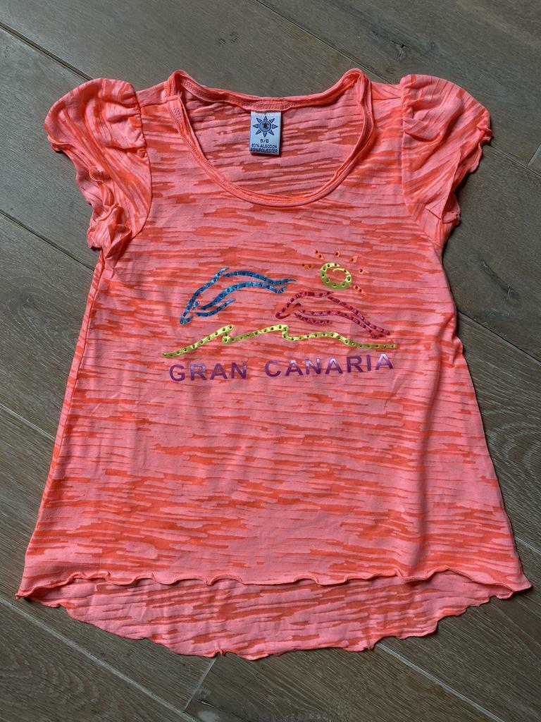 T-shirt maat 110 van Gran Canaria in nieuwstaat, Ophalen of Verzenden, Zo goed als nieuw, Meisje, Shirt of Longsleeve