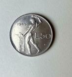 Munt Italië 50 lire 1969, Italië, Ophalen of Verzenden, Losse munt