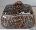 juwelenkistje / voorraadpot / opbergpot met deksel, Antiek en Kunst