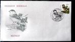 FIRST DAY COVER- VOGELS VAN BUZIN- DE MATKOP (ROLZEGEL)., Postzegels en Munten, Ophalen of Verzenden, Gestempeld, Dier of Natuur