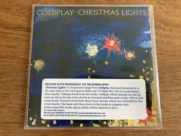 Cd Single Promo Coldplay Christmas Lights 1 Track CdR NIEUW