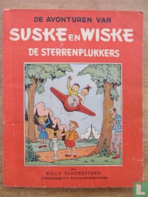 Suske en Wiske 16 De Sterrenplukkers - 4e druk 1954 red, st,, Boeken, Stripverhalen, Gelezen, Eén stripboek, Ophalen of Verzenden