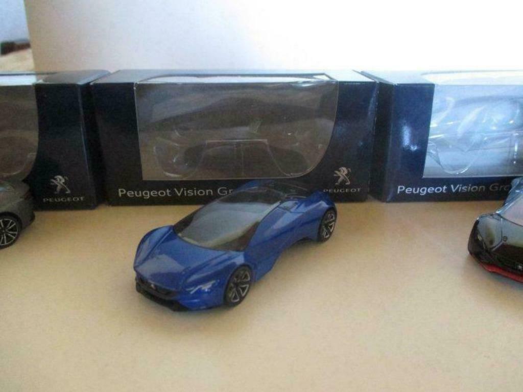 Norev / Peugeot Vision Gran Turismo (blauw) / 1:64 / MIB, Enlèvement ou Envoi, Neuf, Voiture